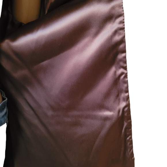 Vintage Pendleton Tan Wool Overcoat Peacoat Breasted Coat Jacket Women's Large - Picture 8 of 10